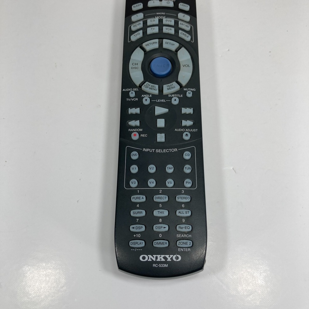 ONKYO RC-533m Remote Control Original OEM Genuine - TESTED - Picture 3 of 9